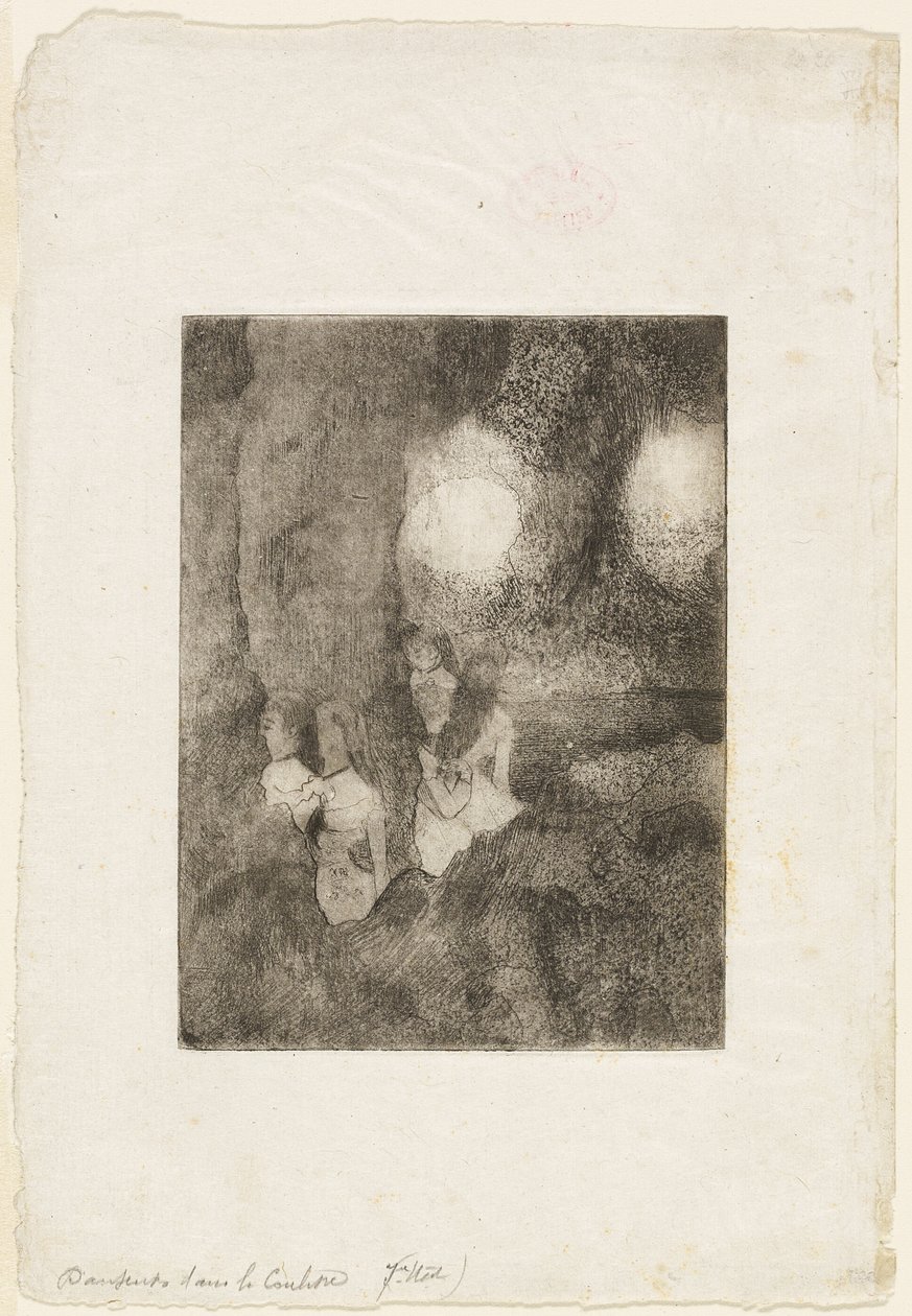 Danseurs dans les coulisses - Hilaire Germain Edgar Degas