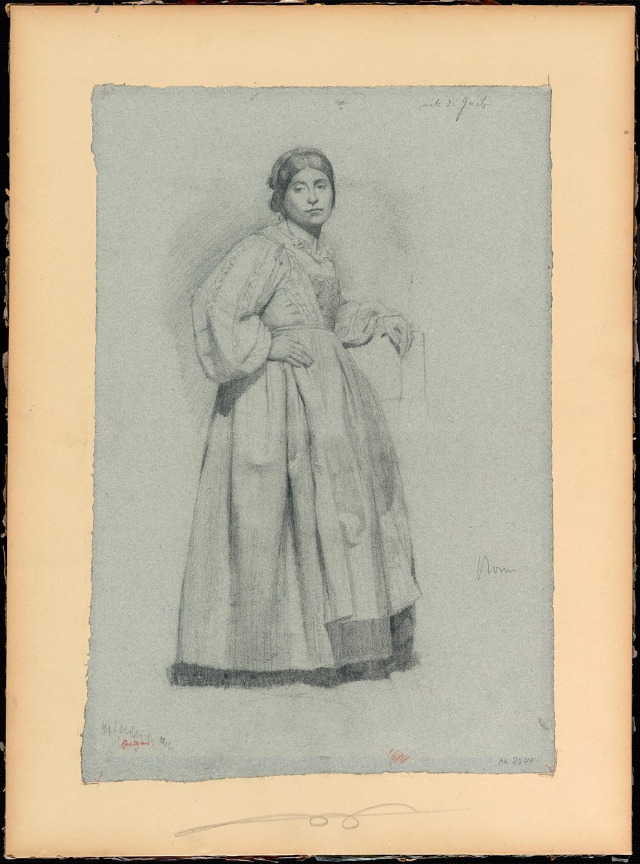 Italienne (Gaëta) - Hilaire Germain Edgar Degas