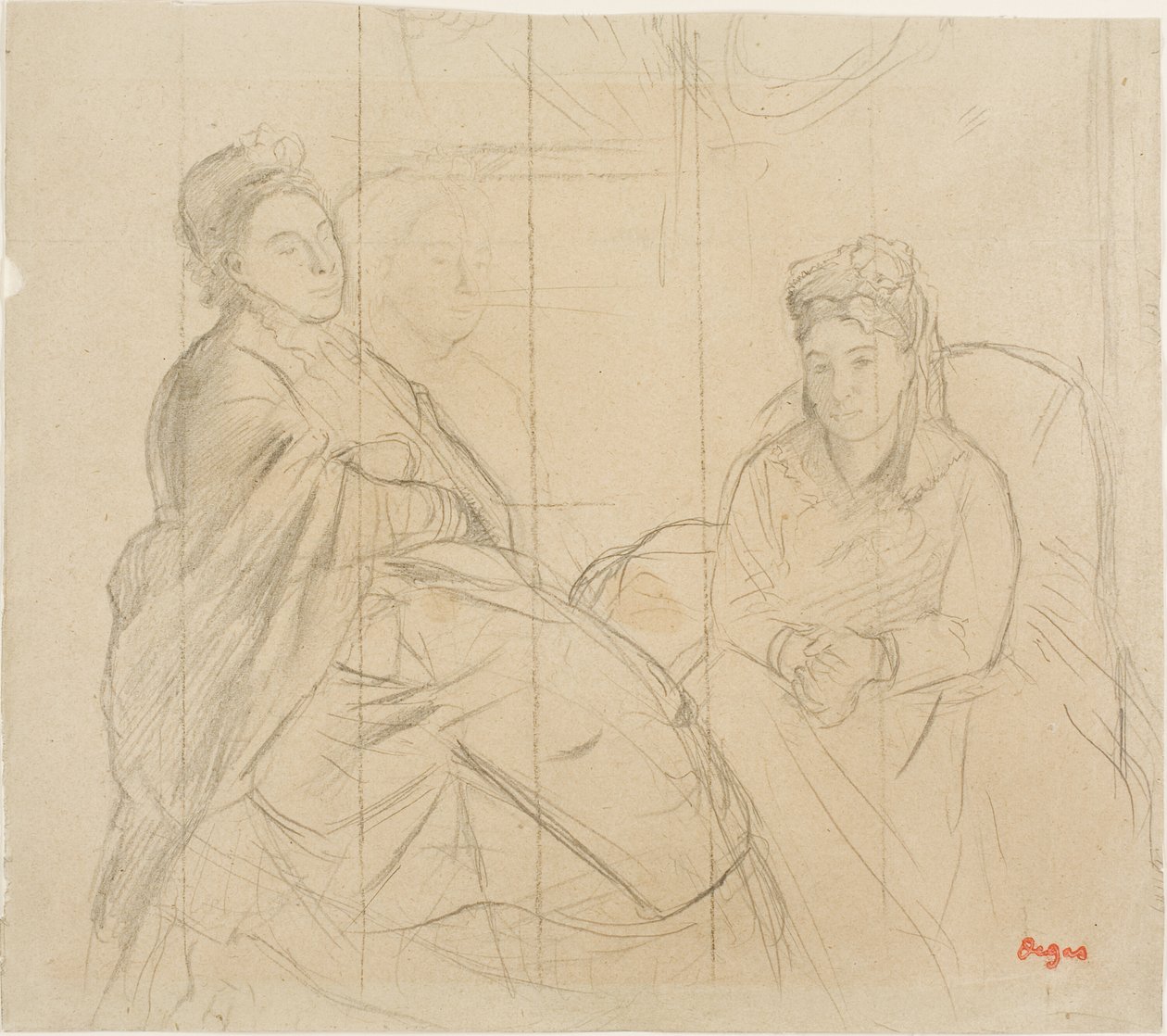 Madame Lisle et Madame Loubens - Hilaire Germain Edgar Degas