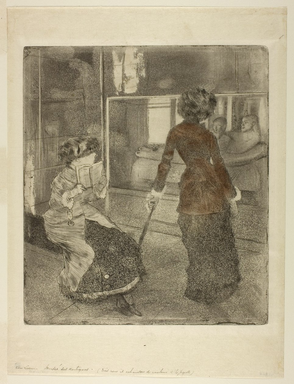 Mary Cassatt au Louvre : La galerie étrusque - Hilaire Germain Edgar Degas
