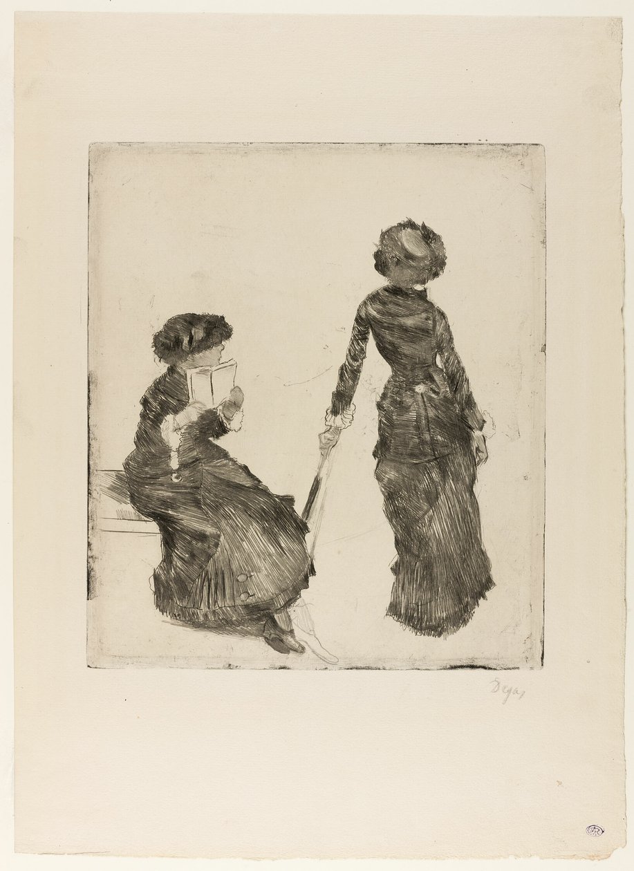 Mary Cassatt au Louvre : La galerie étrusque - Hilaire Germain Edgar Degas