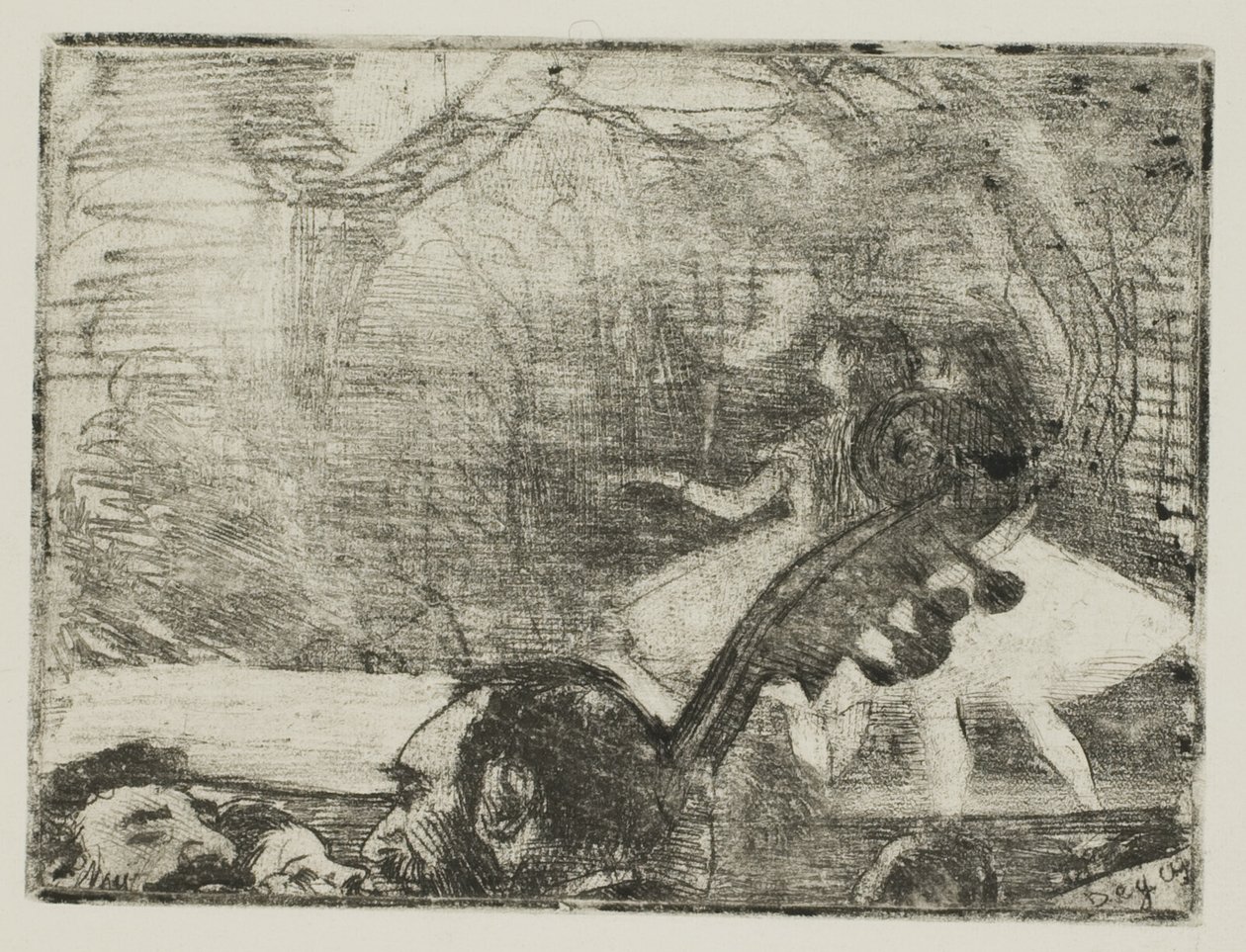 On Stage I - Hilaire Germain Edgar Degas