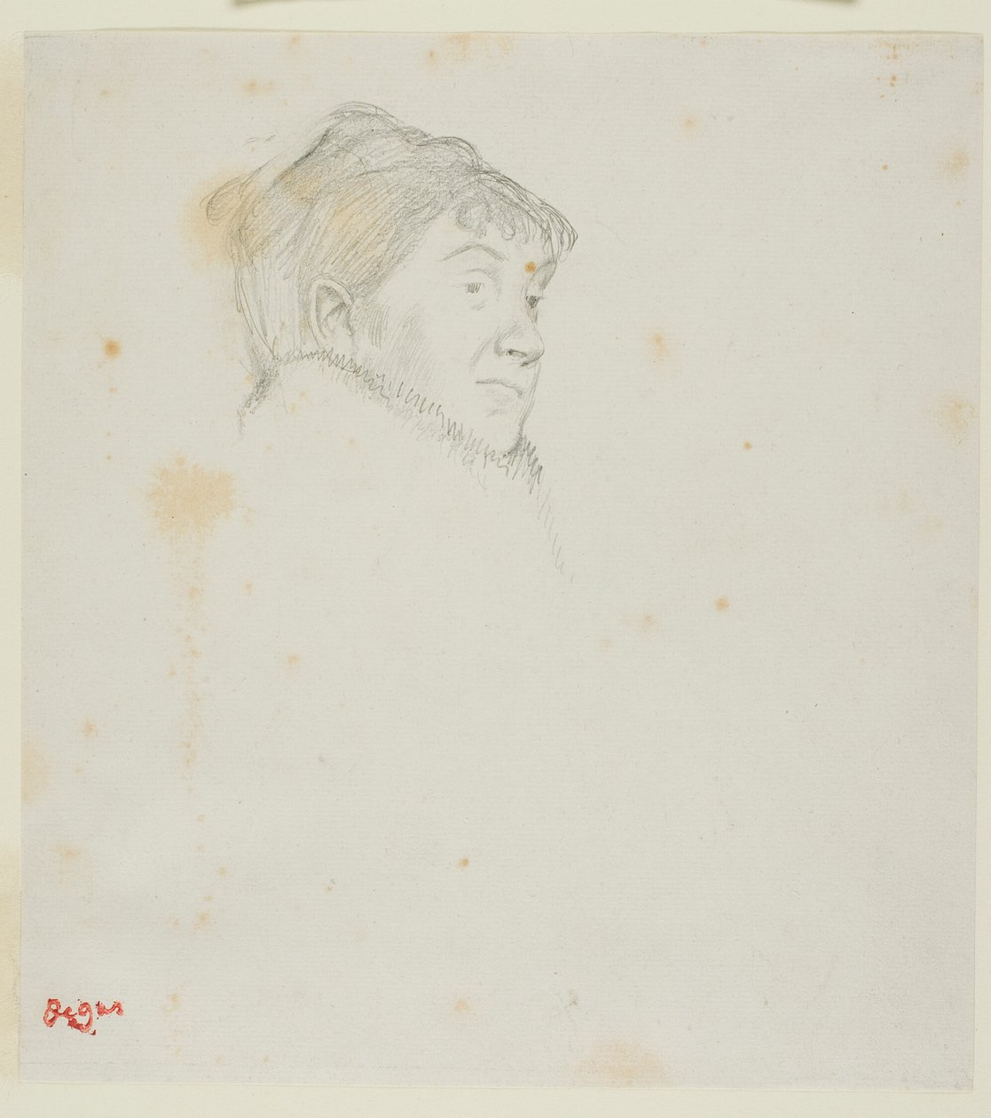 Portrait de Madame Dietz-Monnin (anciennement Tête de femme) - Hilaire Germain Edgar Degas