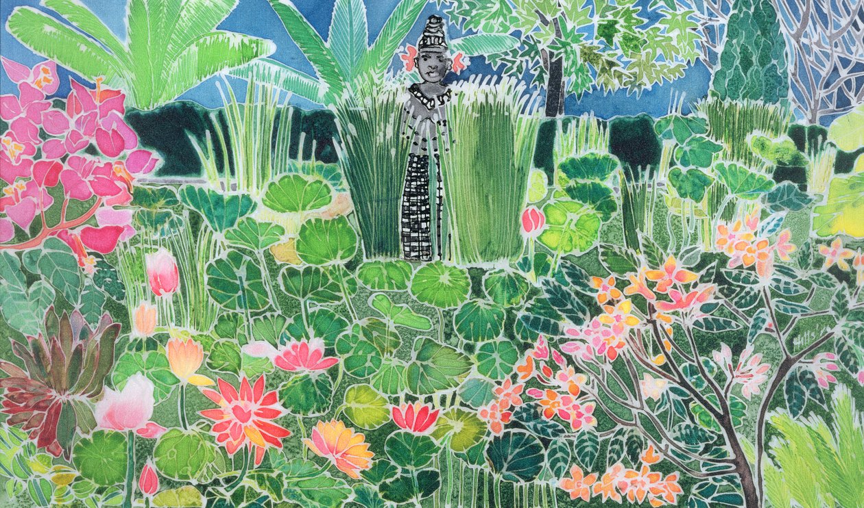 Étang de lotus, Ubud, Bali, 1997 - Hilary Simon
