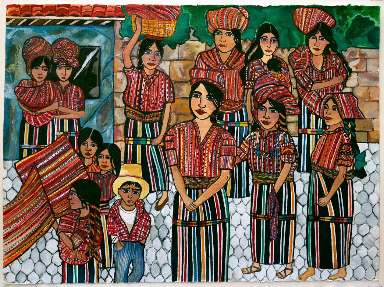 Filles guatémaltèques, Solola - Hilary Simon
