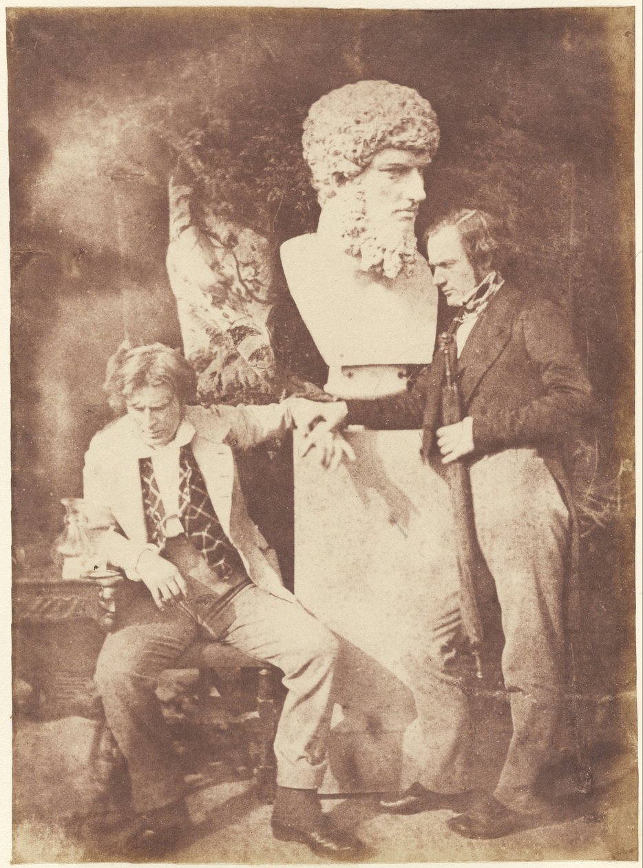 D. O. Hill et le professeur James Miller - Hill and Adamson