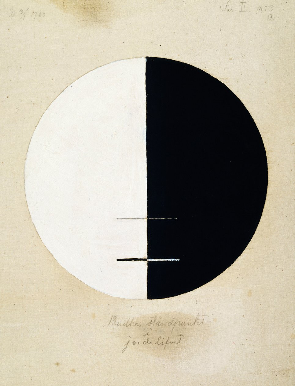 Le point de vue de Bouddha dans la vie terrestre, n° 3a, 1920 - Hilma af Klint