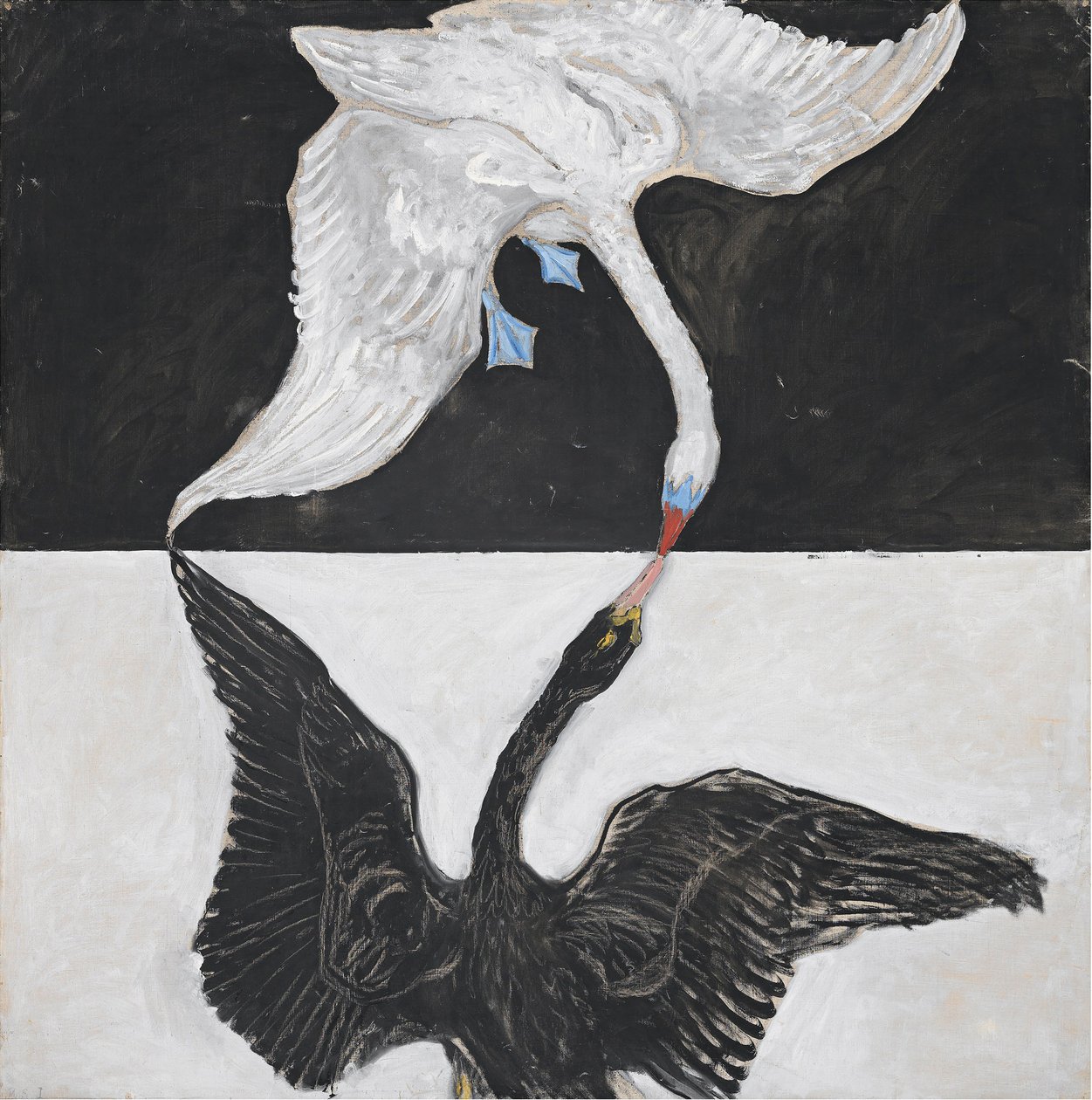 Groupe IXSUW, No. 1, Le Cygne, No. 1, 1914-1915 - Hilma af Klint