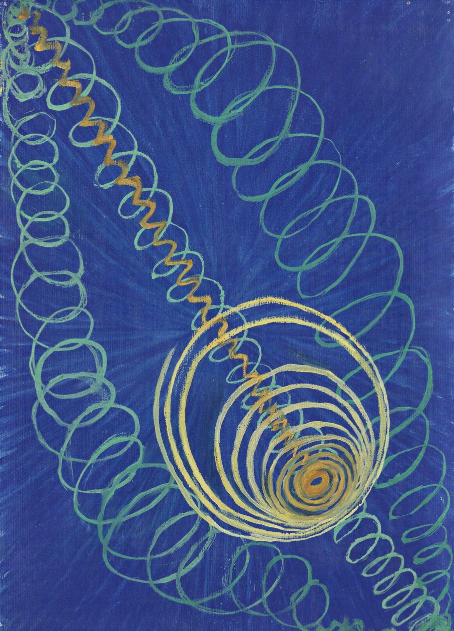 Groupe I, Chaos primordial, n° 16, de la série Rose - Hilma af Klint