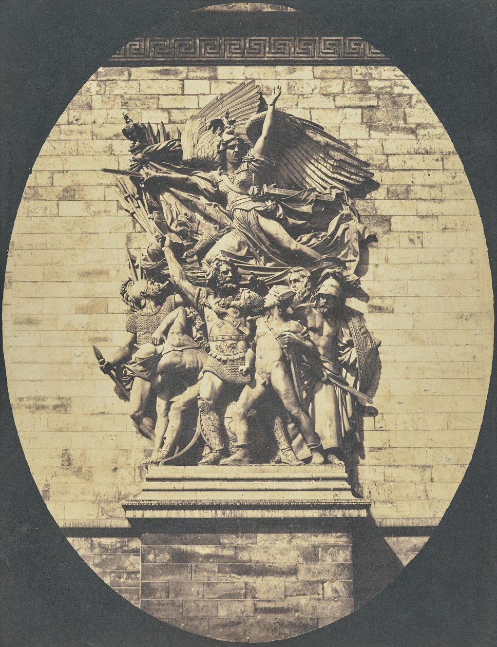 [Detail of "Le Départ de 1792 (or La Marseillaise)" by François Rude, Arc de Triomphe] - Hippolyte Bayard