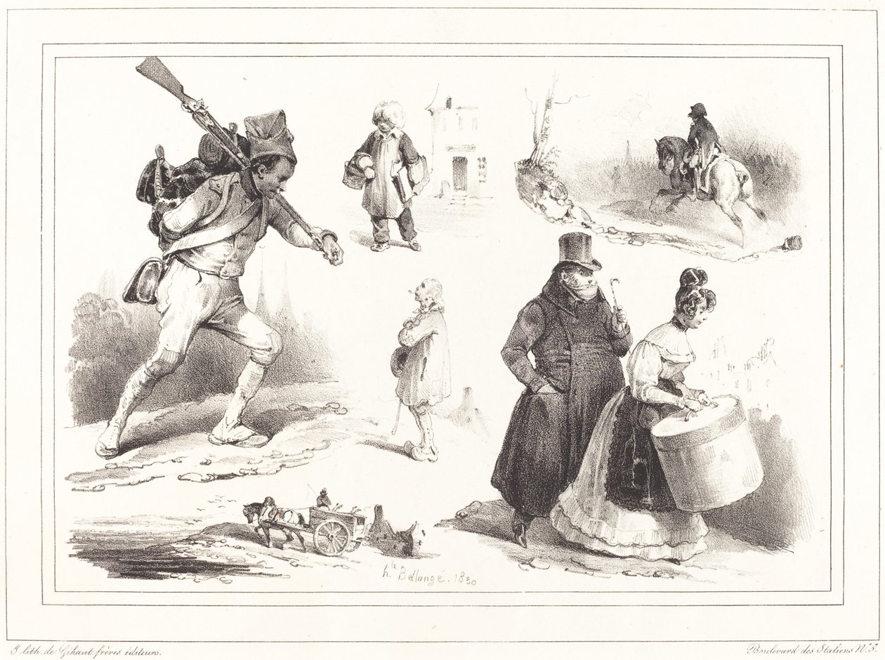 Vignettes Sociales - Hippolyte Bellange
