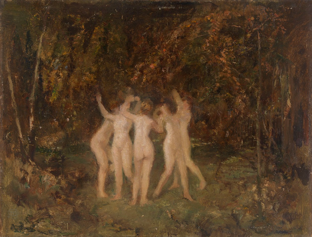 Nymphes dans la forêt - Hippolyte Boulenger