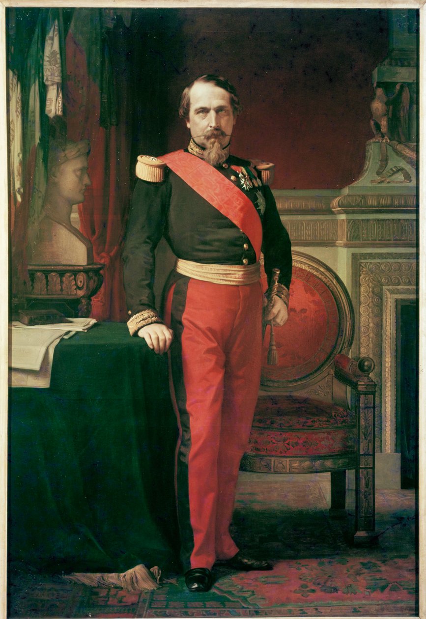 Napoléon III, empereur (peinture sur toile) - Hippolyte Flandrin