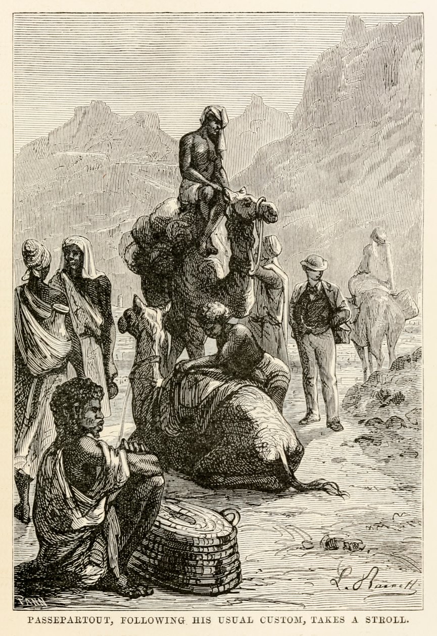 Passepartout, suivant son habitude, se promène, d