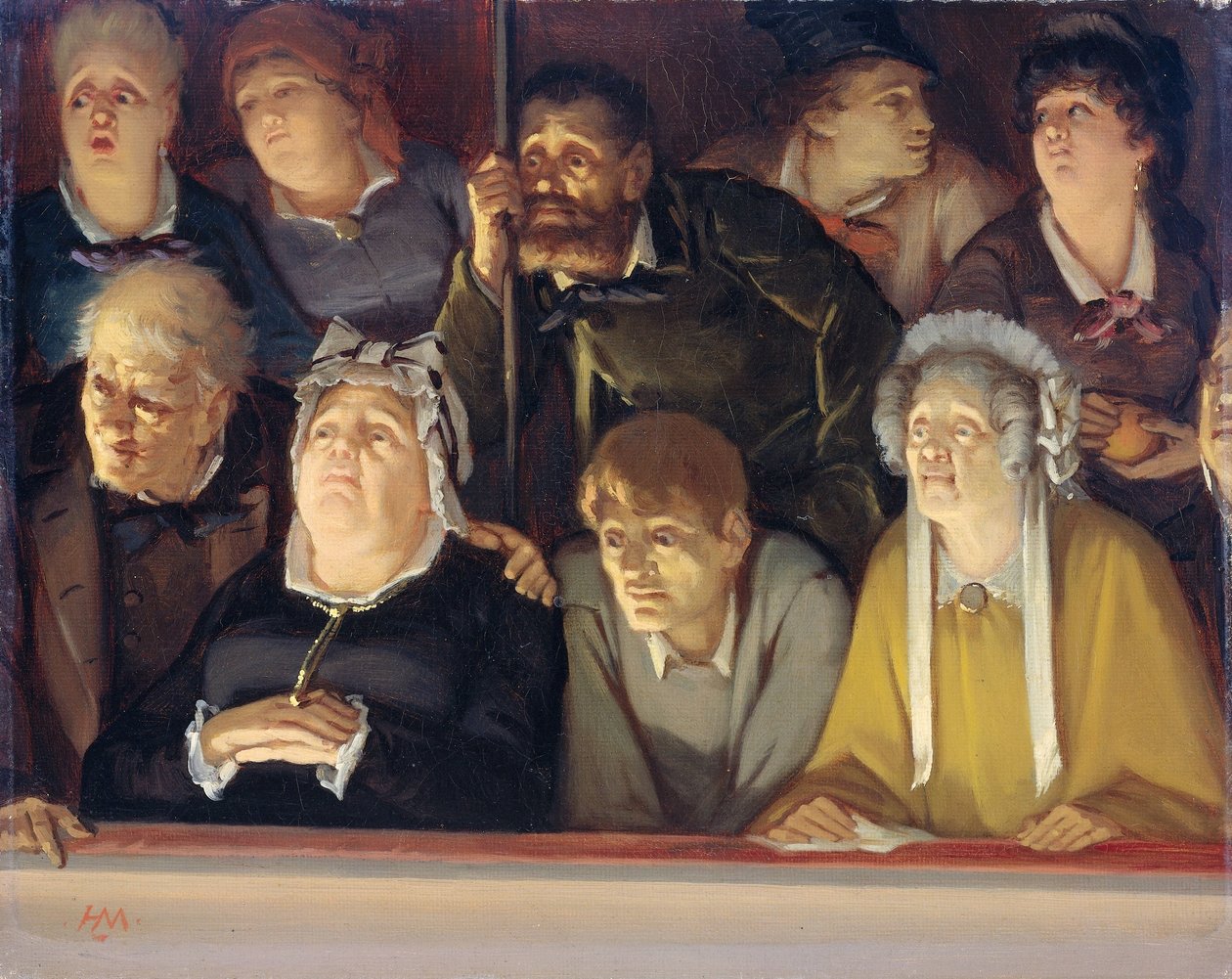 Public de théâtre - Hippolyte Michaud