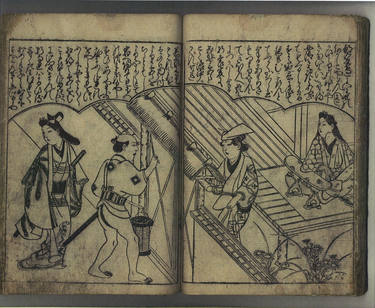 Plaisir avec les beautés du Japon (Wakoku bijin asobi) - Hishikawa Moronobu