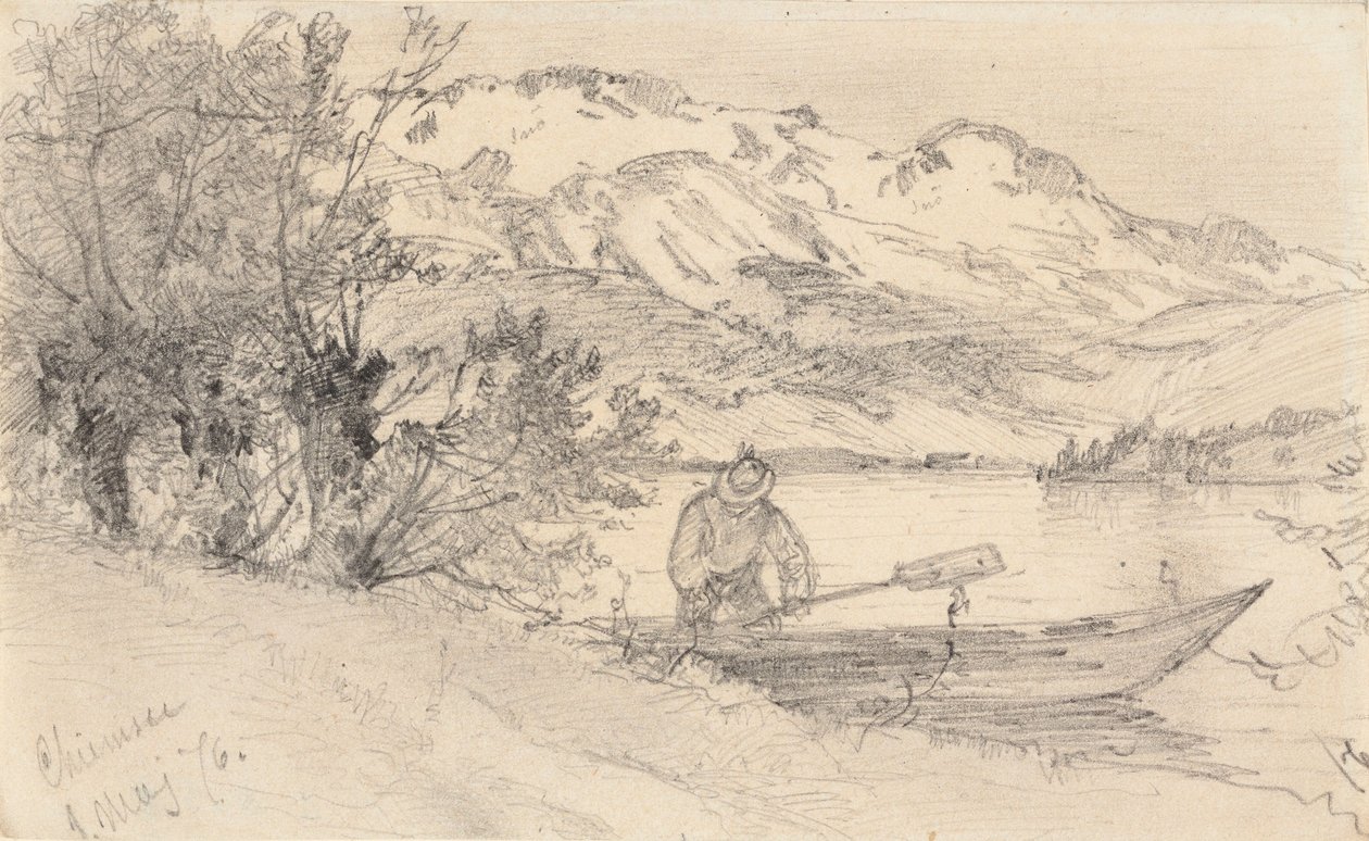 Paysage alpin du Chiemsee - Hjalmar Munsterhjelm