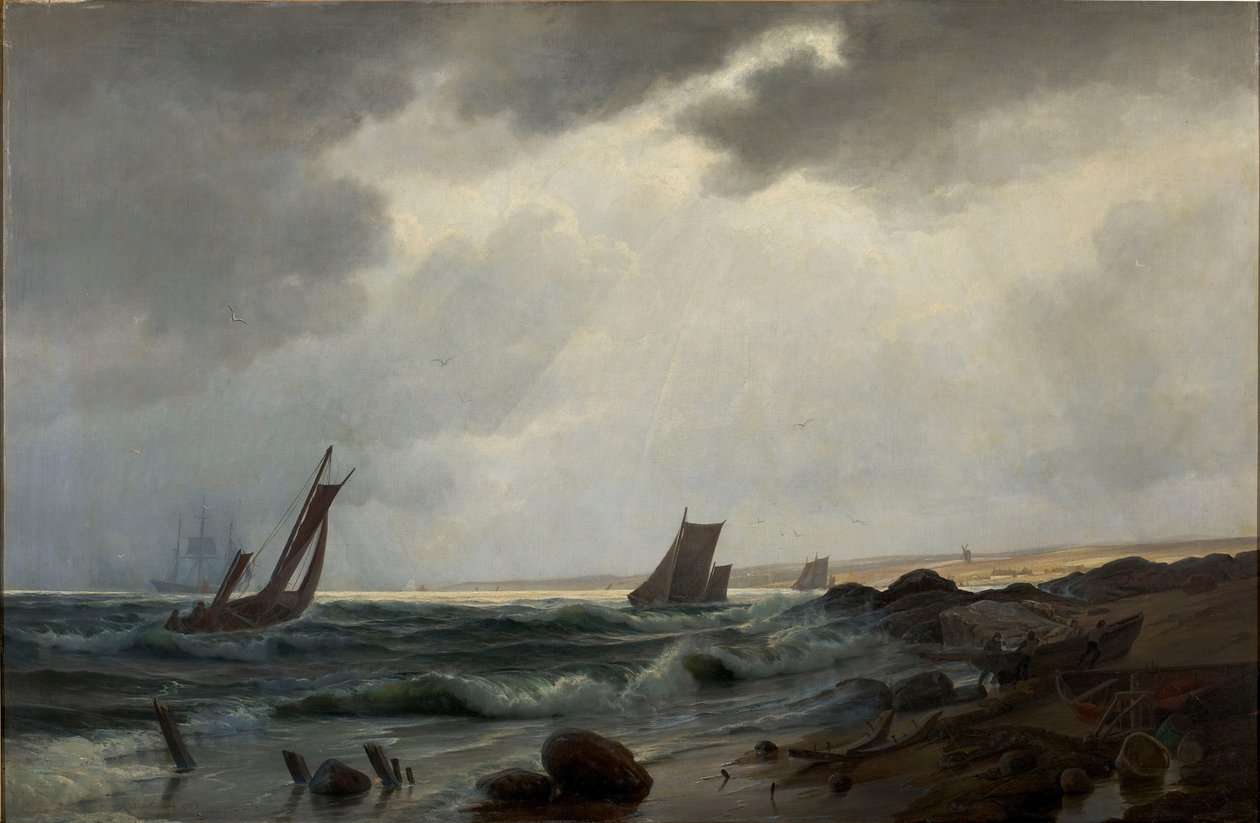 Scène côtière au nord d