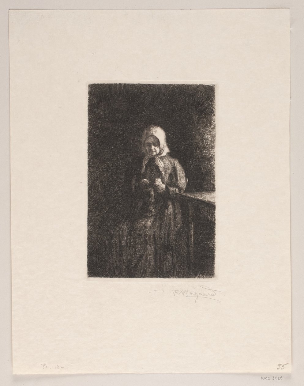 Vieille femme - Holger Valdemar Rasmussen Magaard