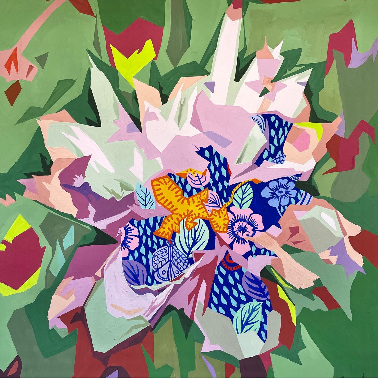 Abstrait floral #2, 2023 - Holly Boruck