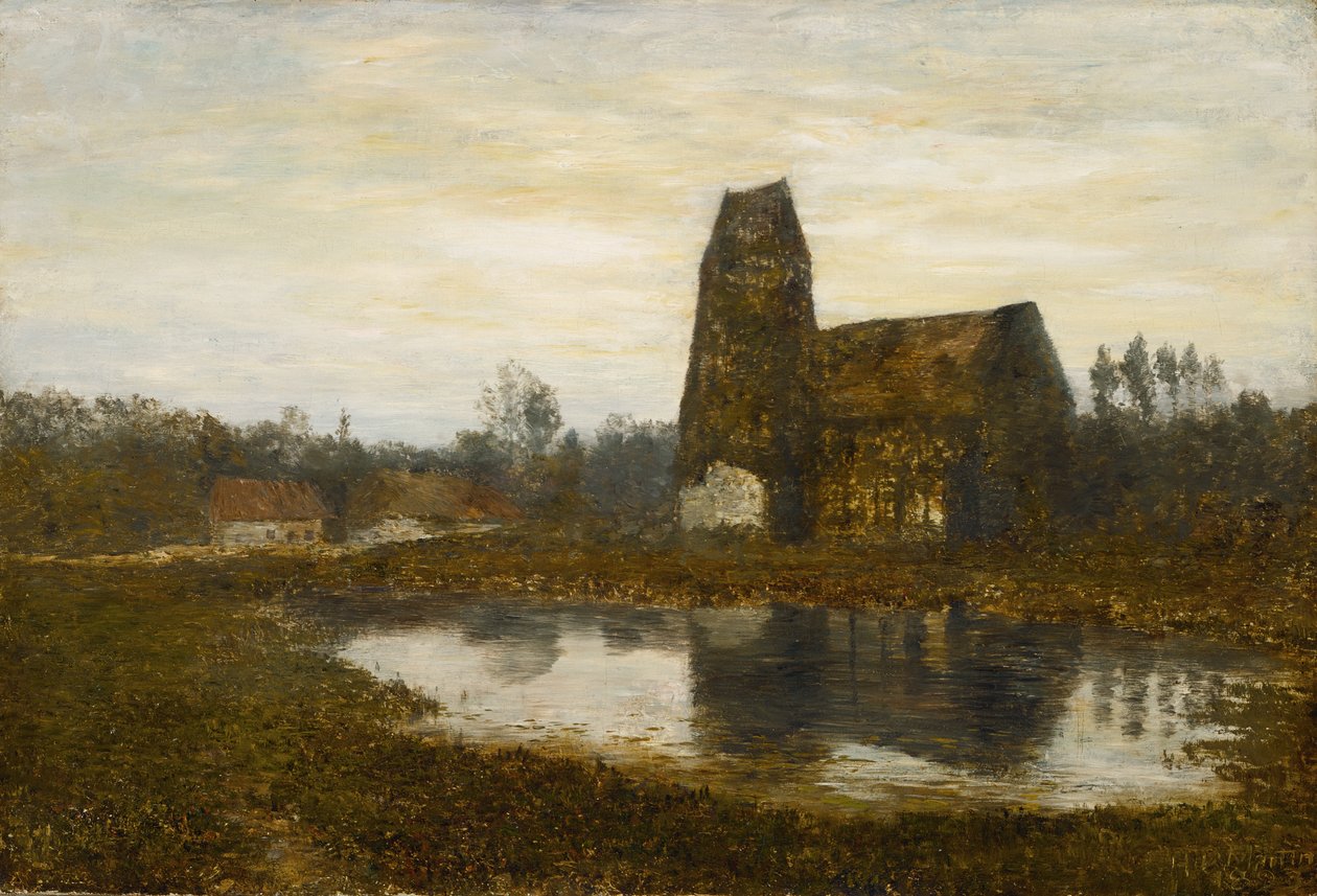 Église de Criqueboeuf, en Normandie - Homer Dodge Martin
