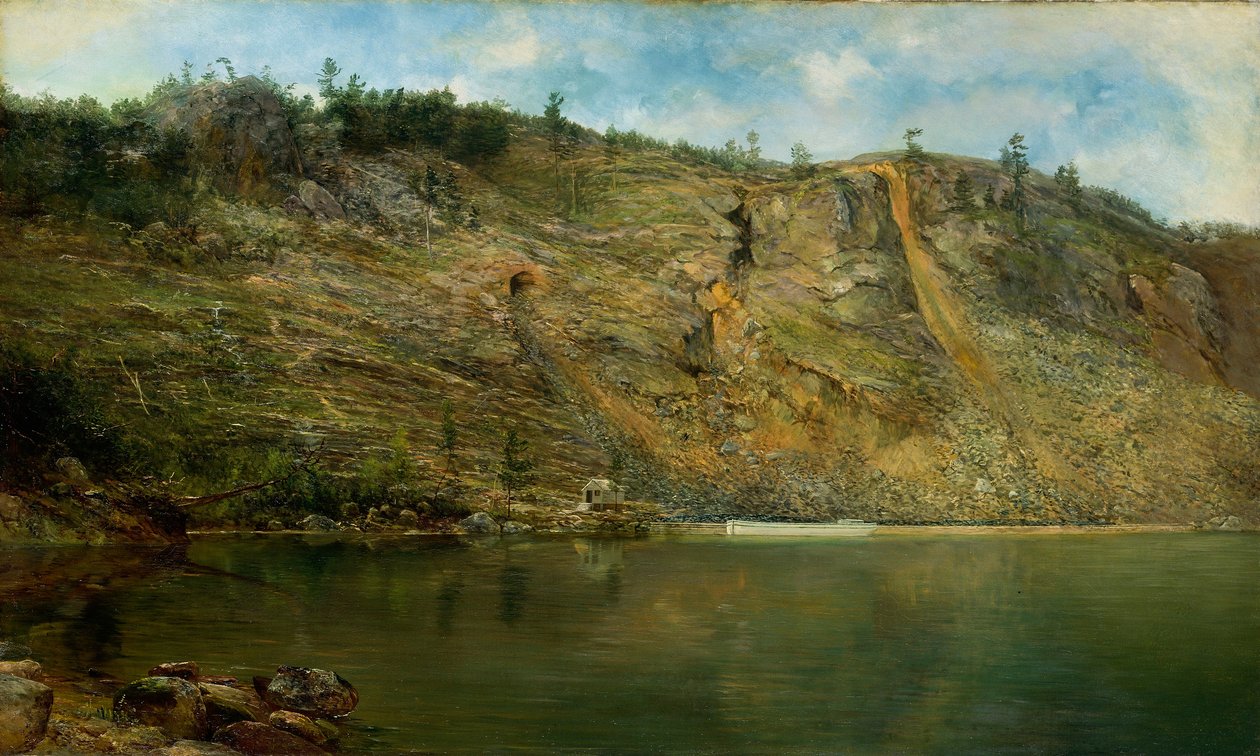 La mine de fer, Port Henry, New York - Homer Dodge Martin