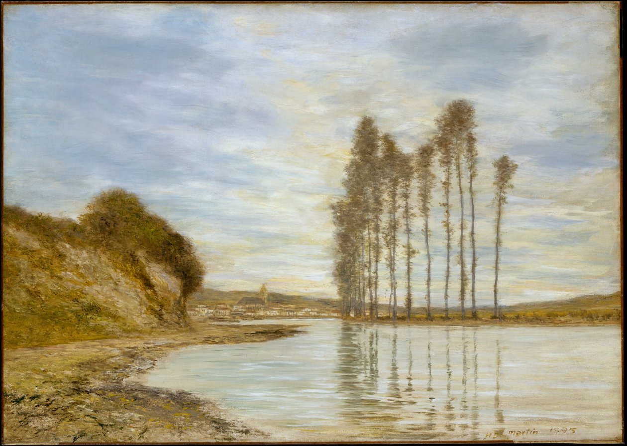 Vue sur la Seine : Harpe des vents - Homer Dodge Martin
