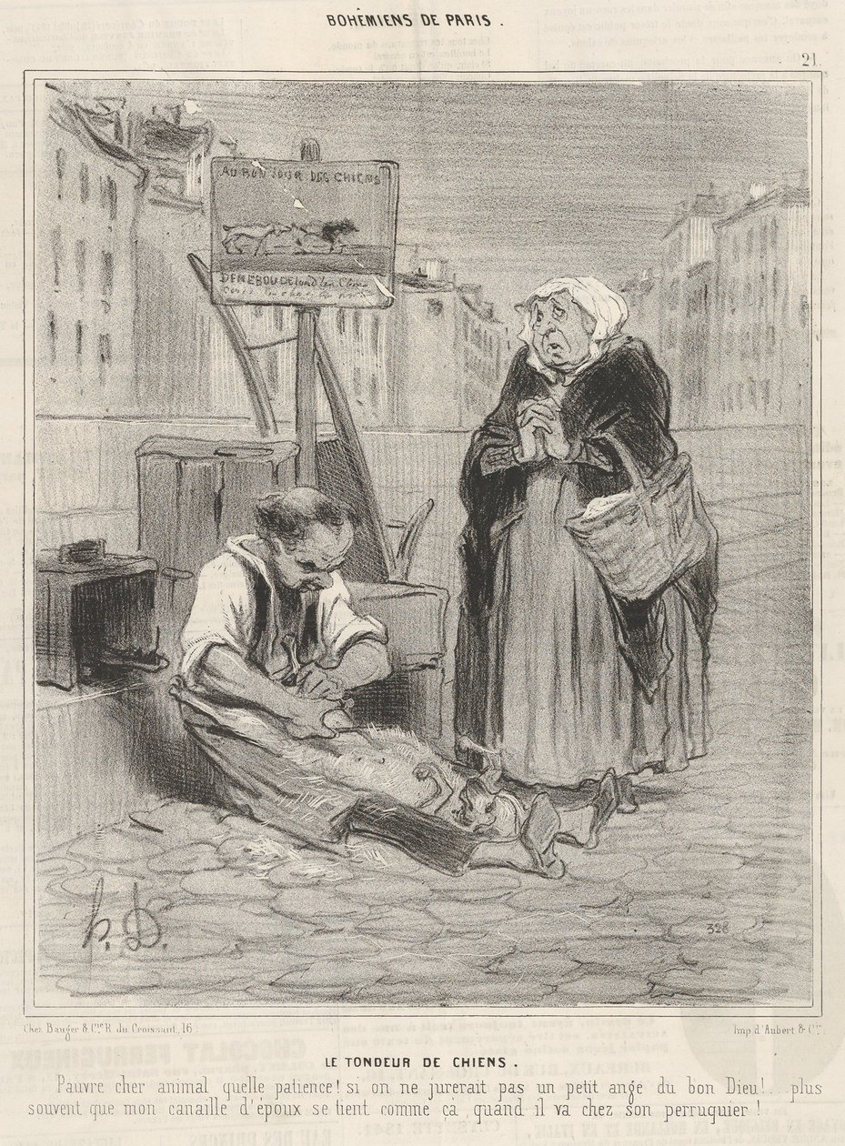 Le tondeur de chiens - Honoré Daumier