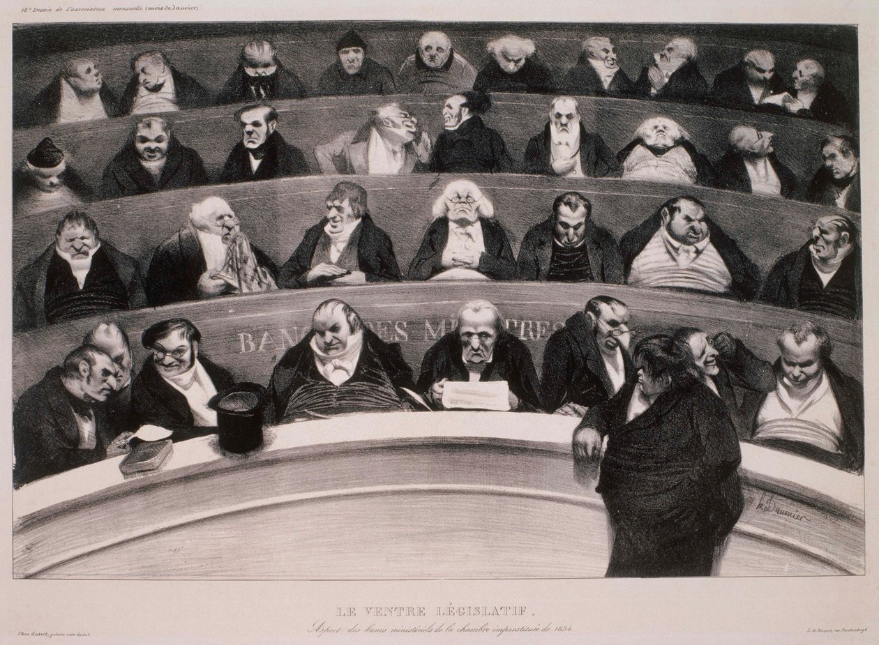 Le Ventre Législatif - Honoré Daumier