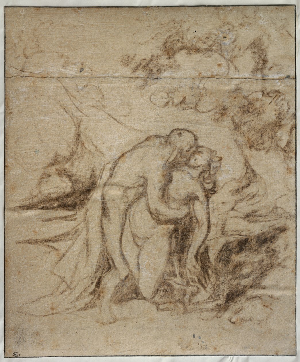 Phrosine et Mélidore ou, Le Baiser, vers 1848-52 - Honoré Daumier