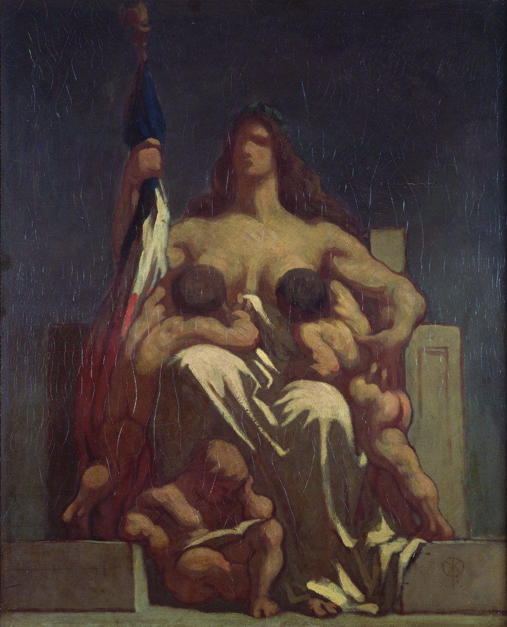 La République (esquisse) - Honoré Daumier