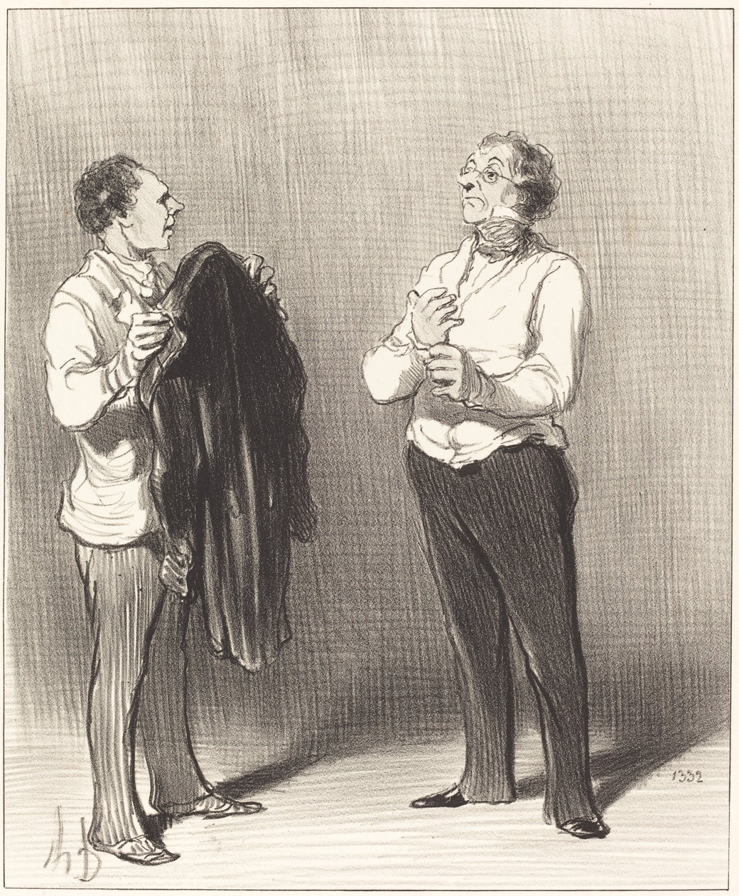 (Le Domestique) - Monsieur ferait bien... - Honoré Daumier