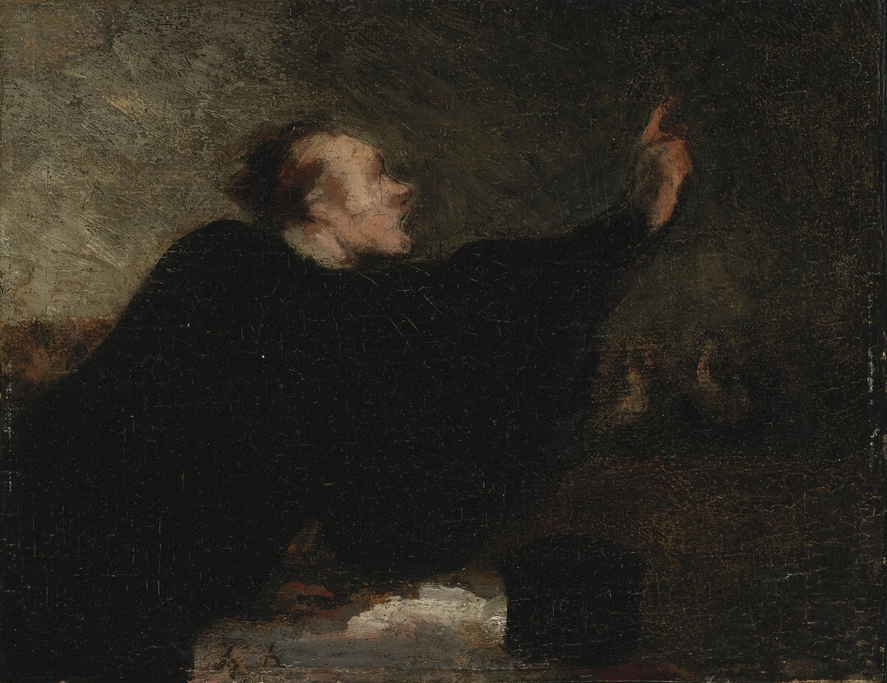 Un avocat plaidant - Honoré Daumier