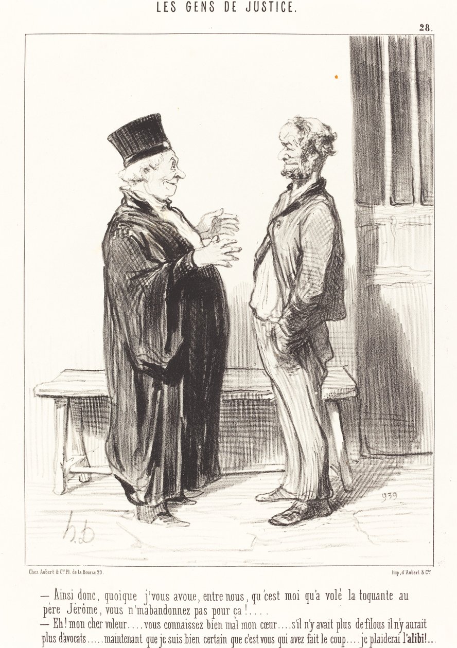 Ainsi donc, quoique je vous avoue... - Honoré Daumier