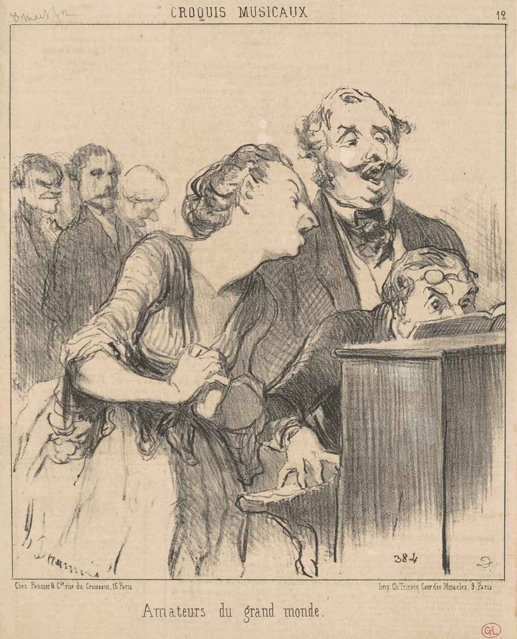 Amateurs du grand monde - Honoré Daumier