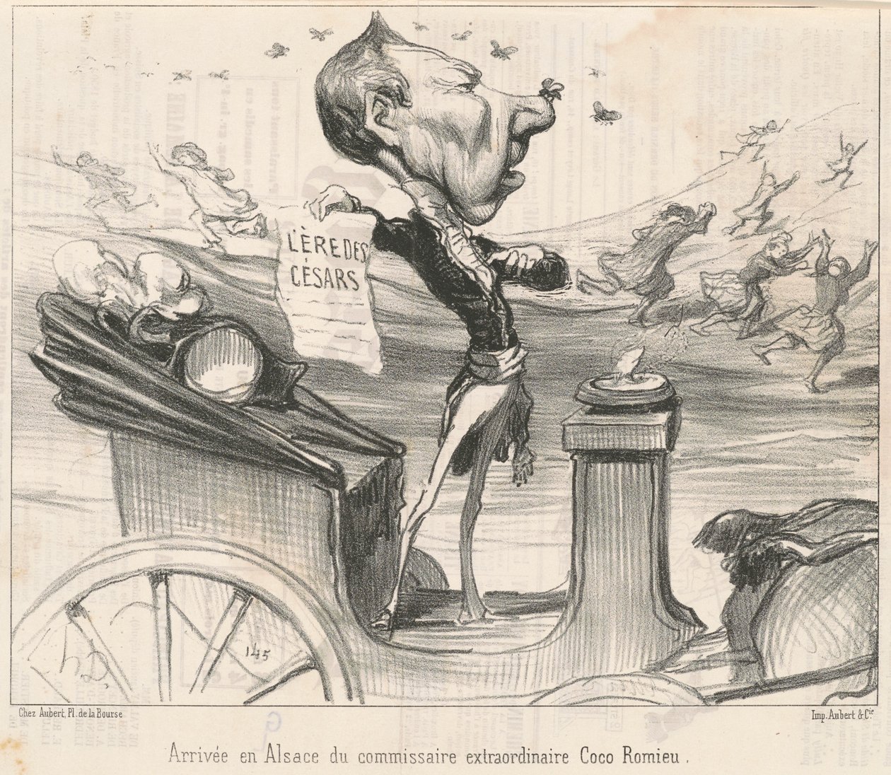 Arrivée en Alsace du commissaire ... - Honoré Daumier