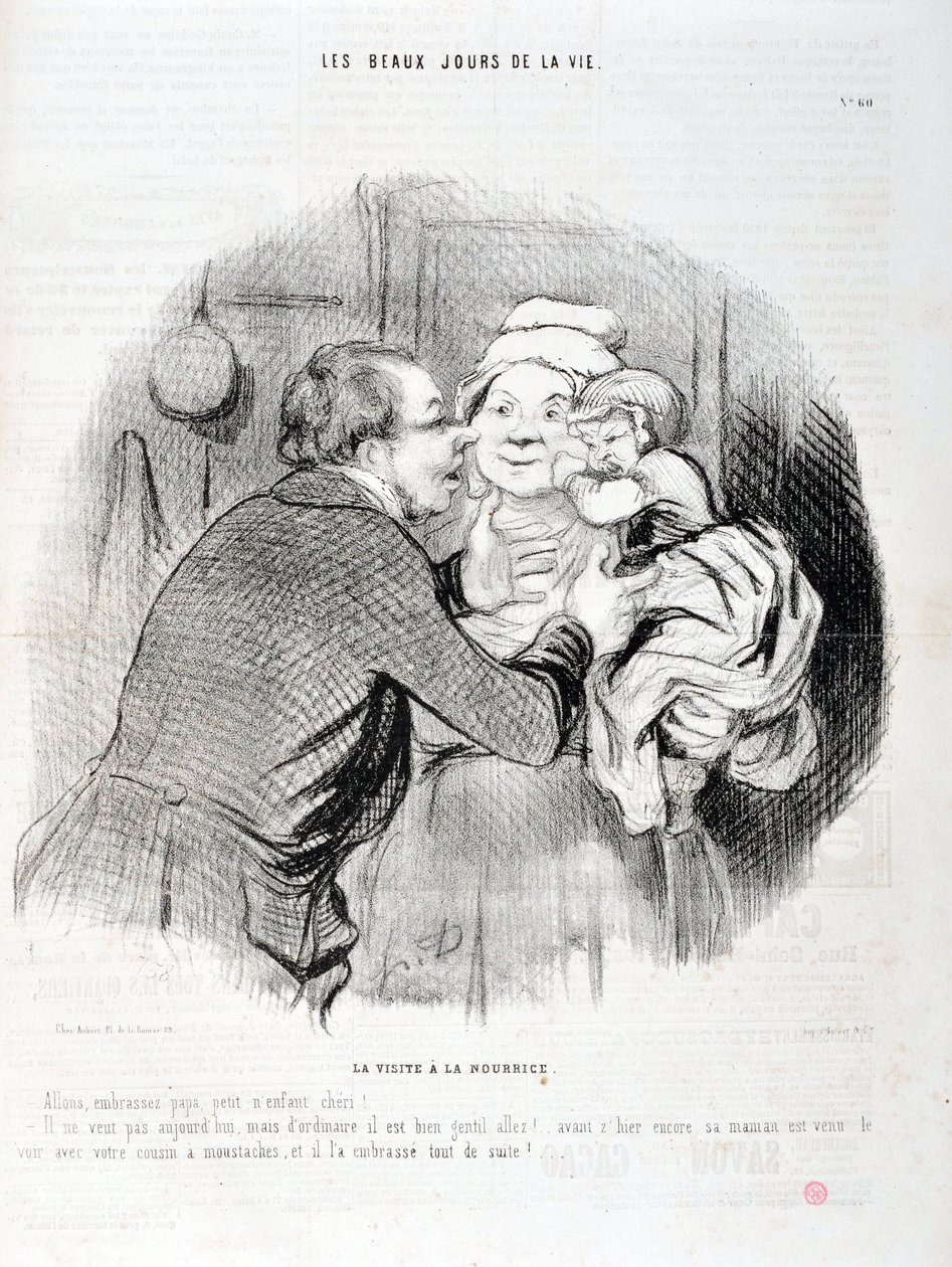 Charivari de 1848 : Série Les beaux jours de la vie - Honoré Daumier