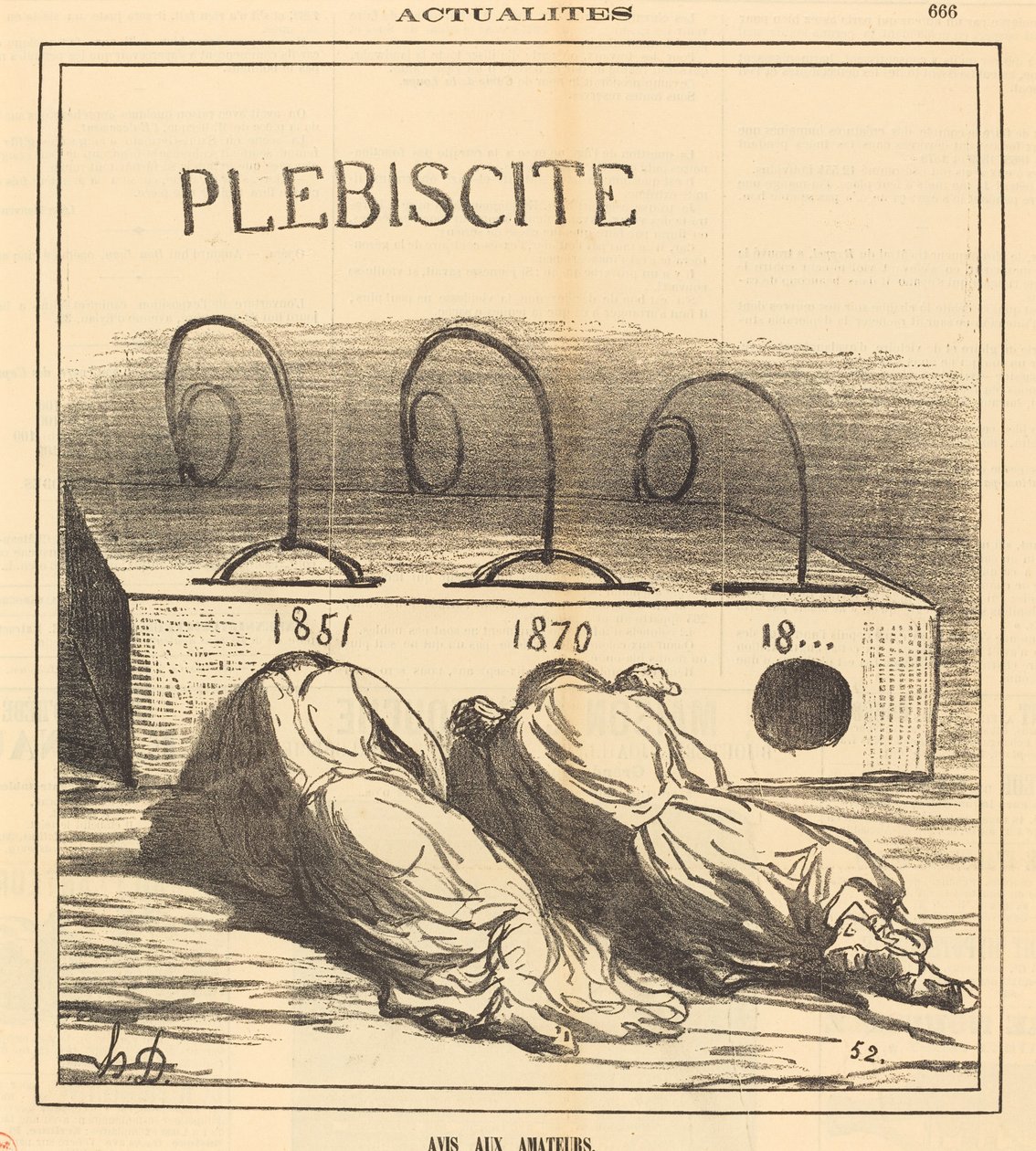 Avis aux amateurs - Honoré Daumier