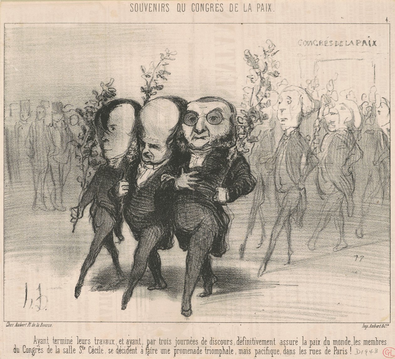 Ayant terminé leurs travaux - Honoré Daumier