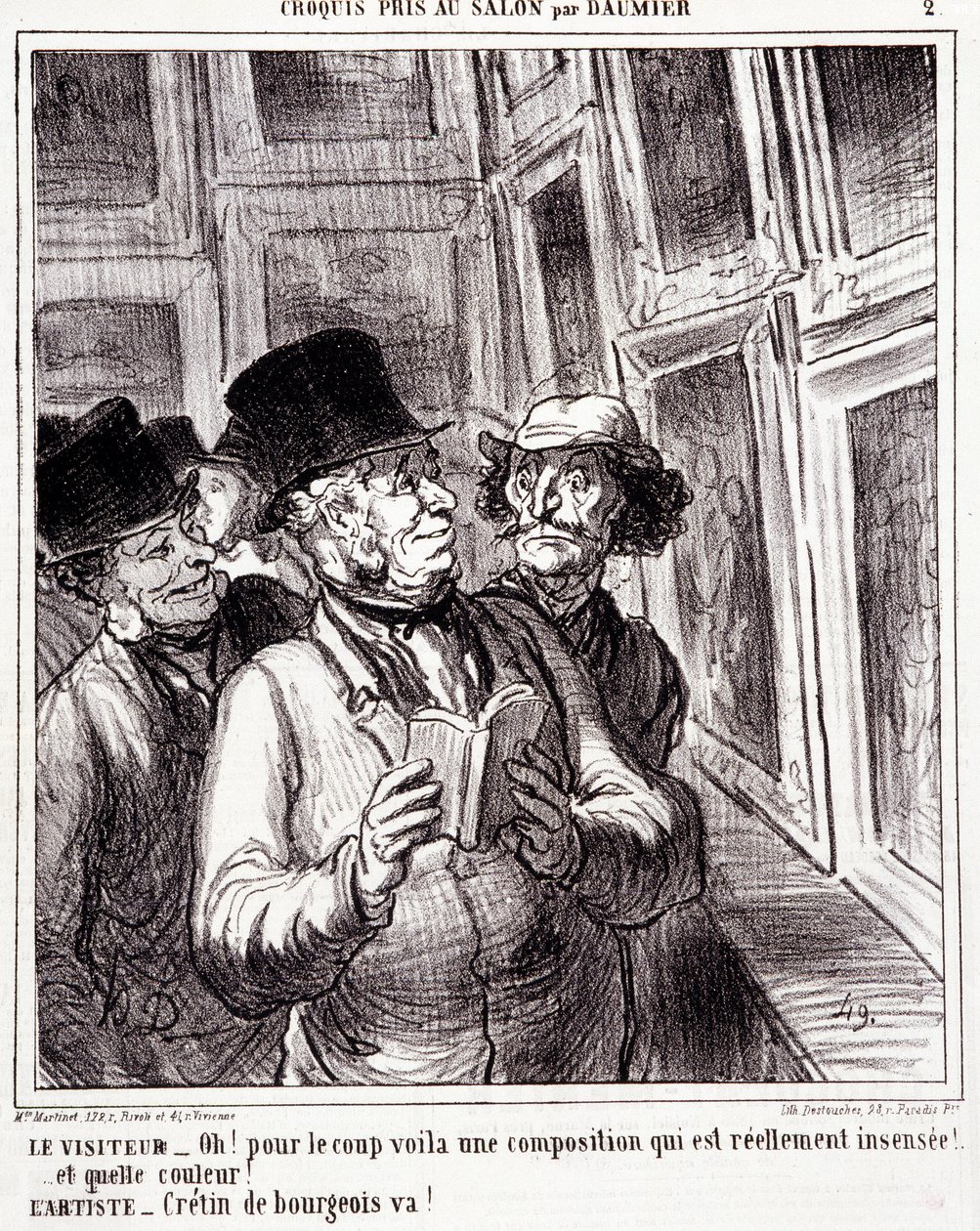 Caricature sur les amateurs d