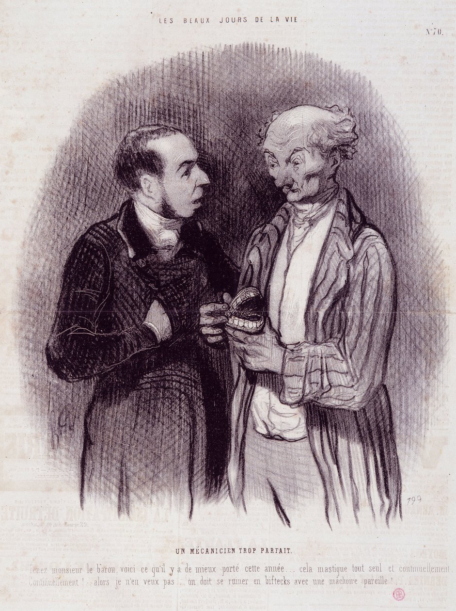 Caricature sur les chirurgiens dentistes. Série 