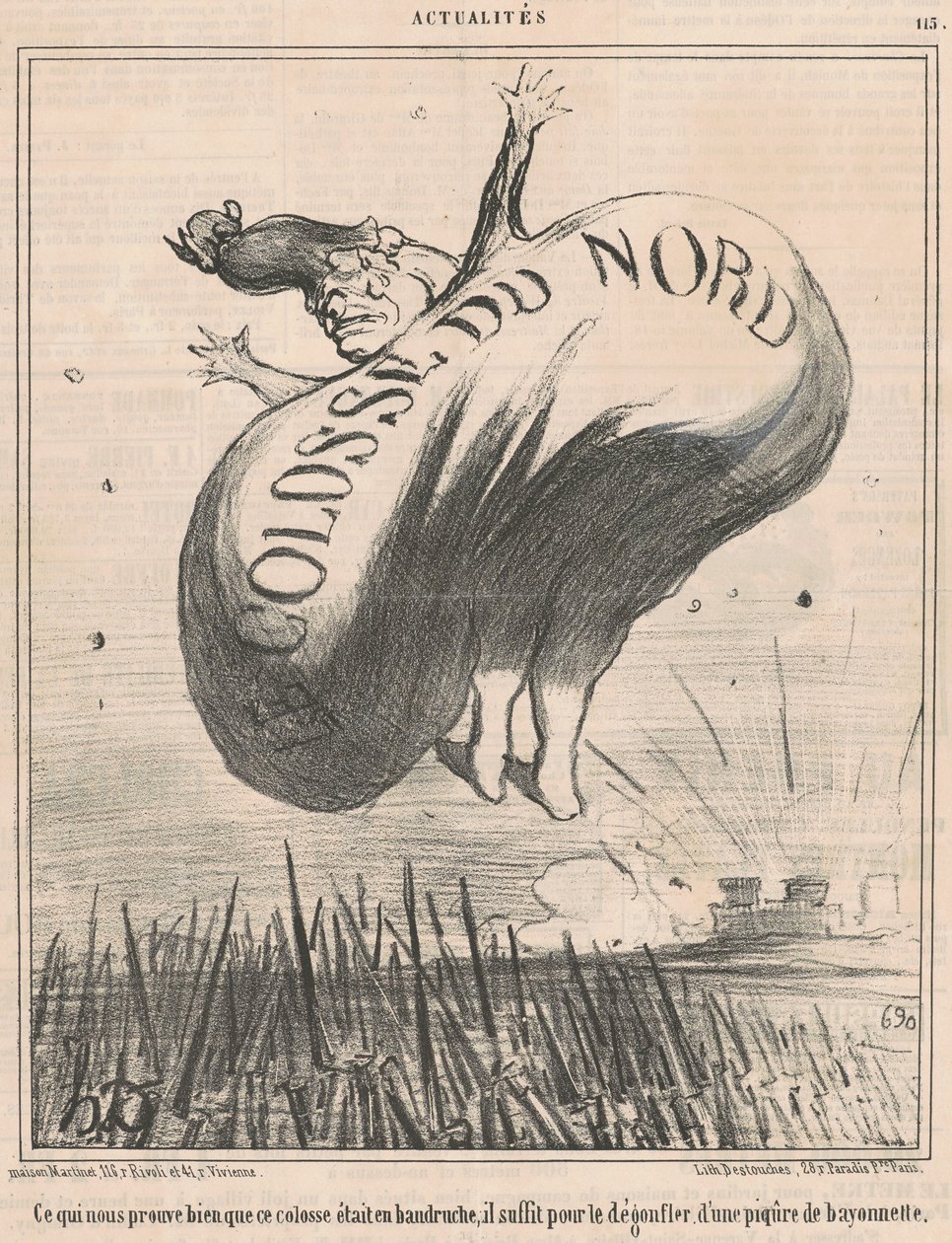 Ce qui nous prouve... que ce colosse... - Honoré Daumier