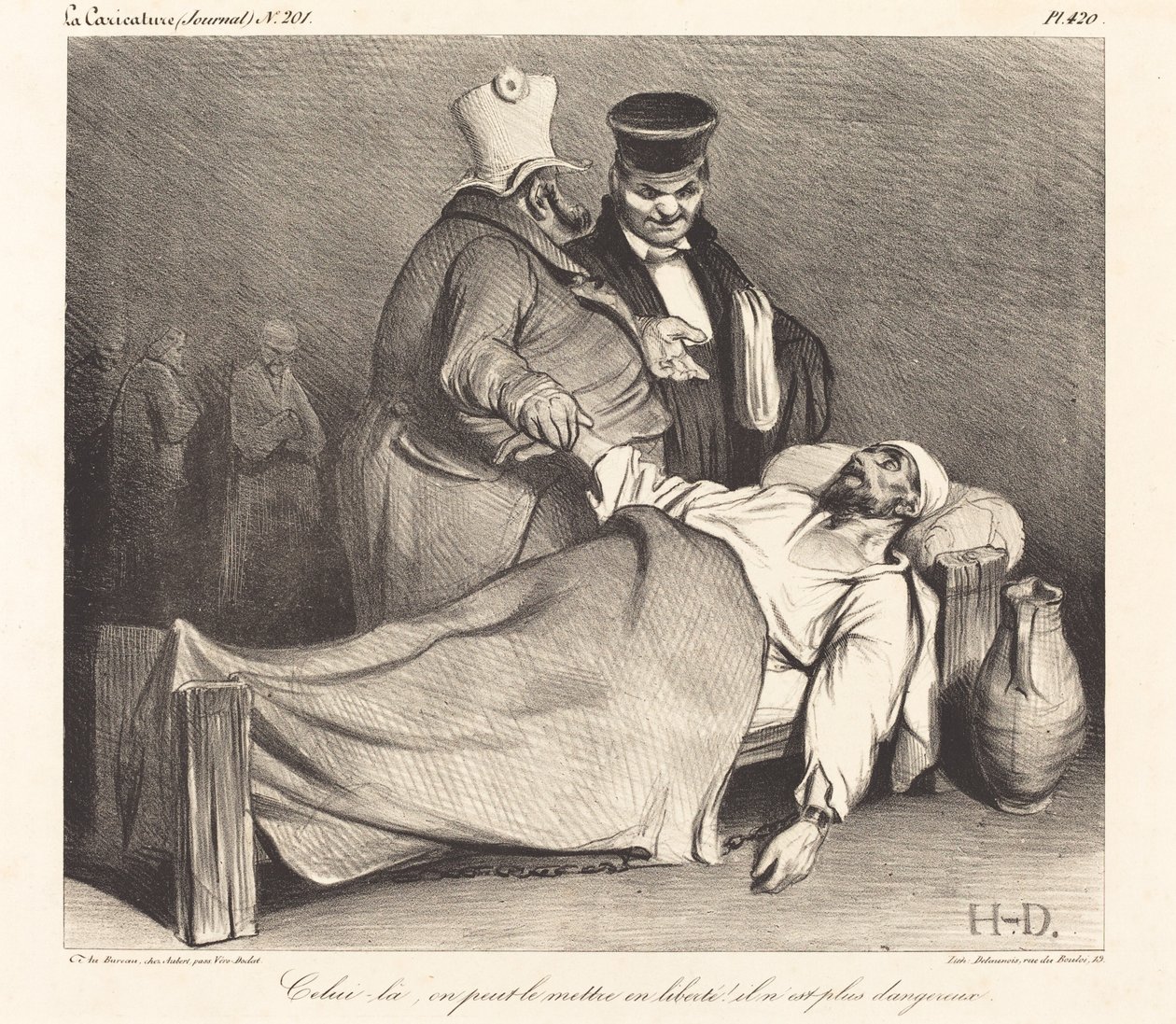 Celui-là, on peut le mettre en liberté! - Honoré Daumier