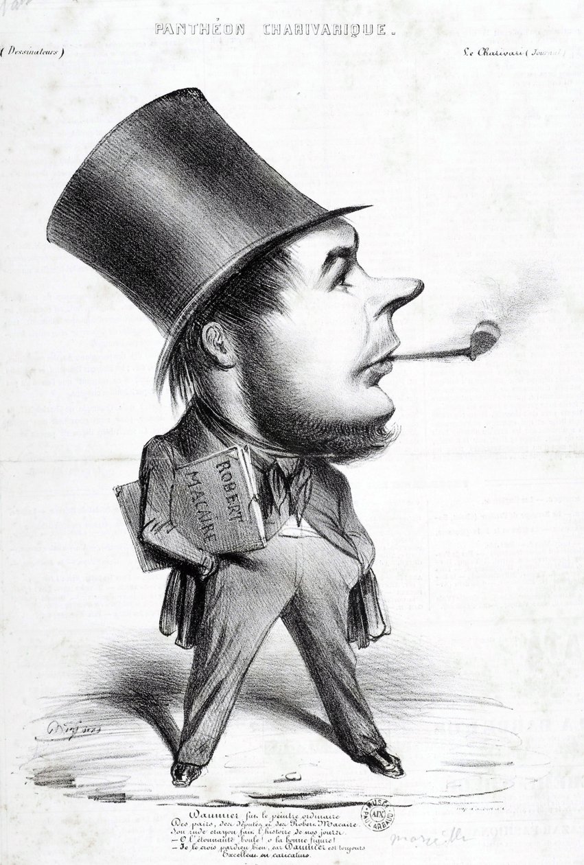 Panthéon charivarique (caricature) - Honoré Daumier