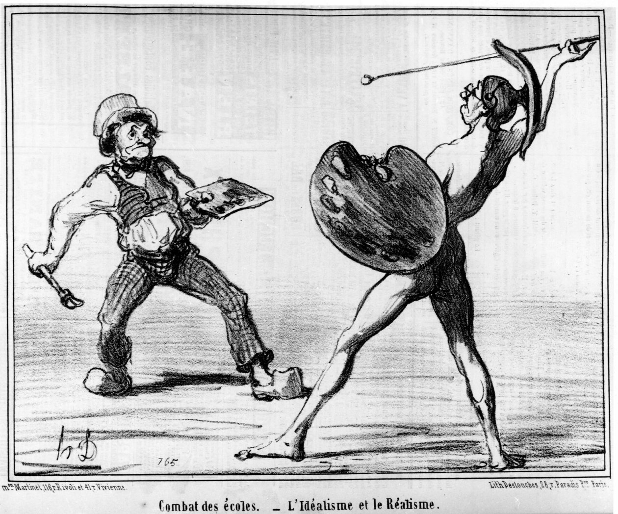 Combat des écoles. L