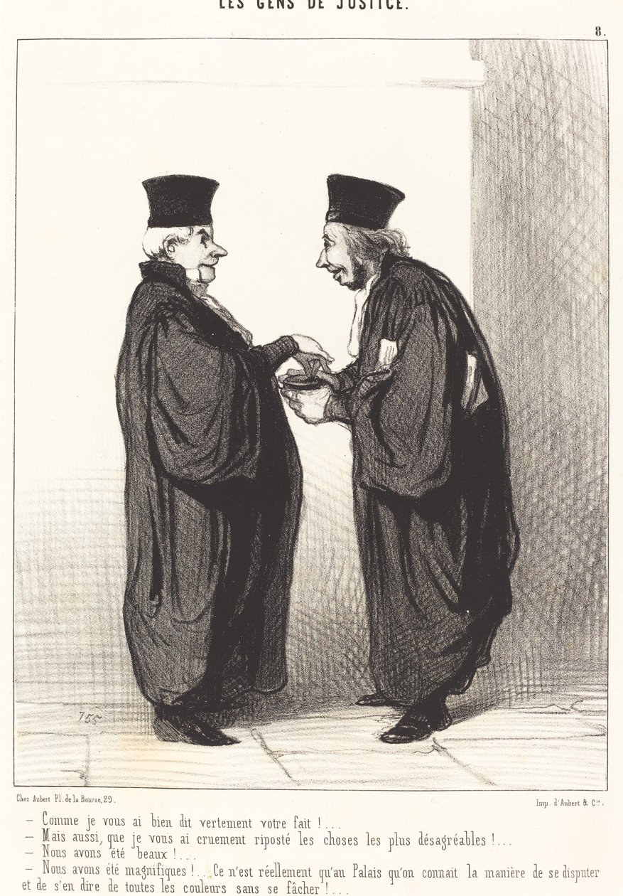 Comme je vous ai dit vertement votre fait! - Honoré Daumier