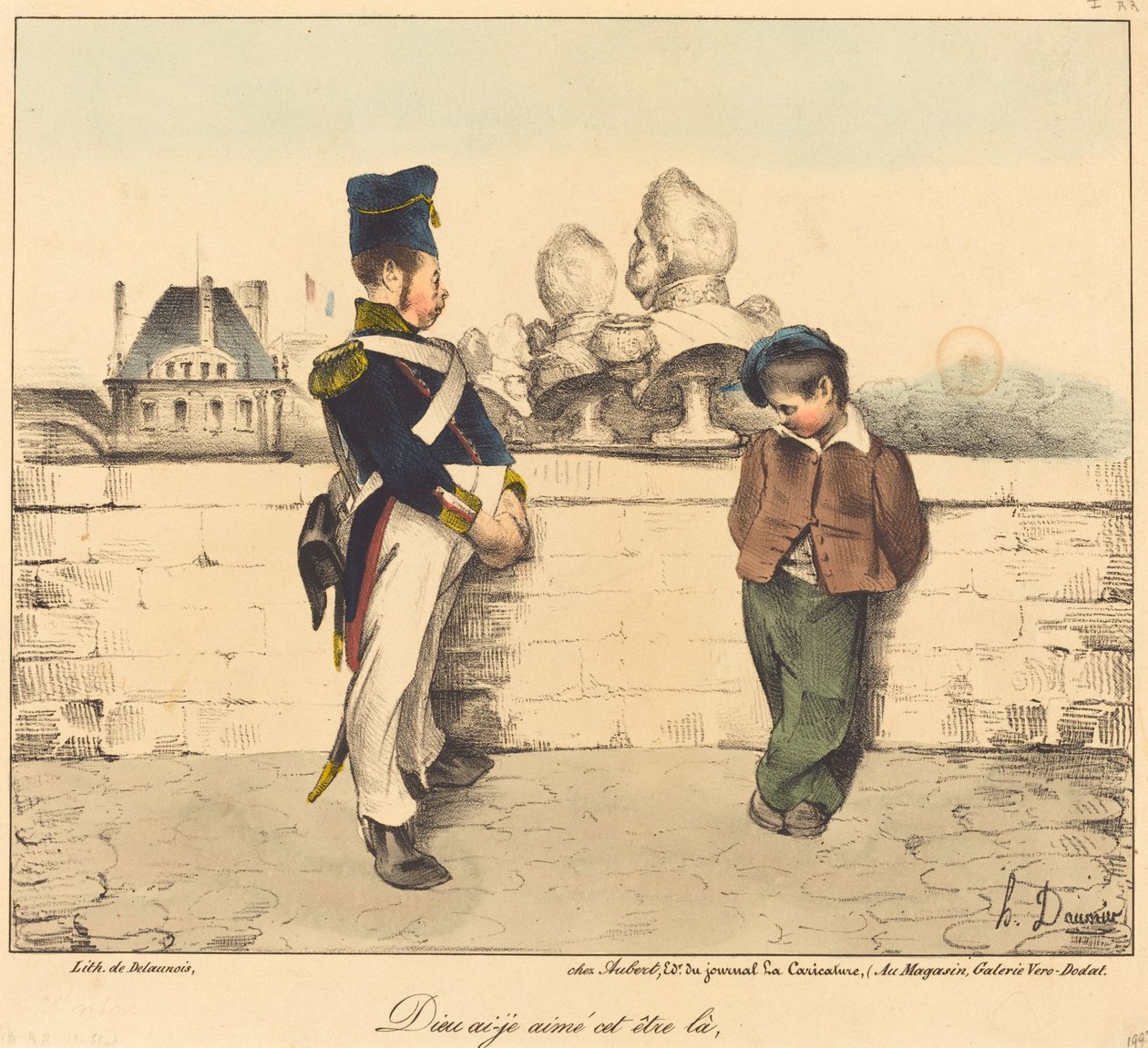 Dieu ai-je aimé cet être-là - Honoré Daumier
