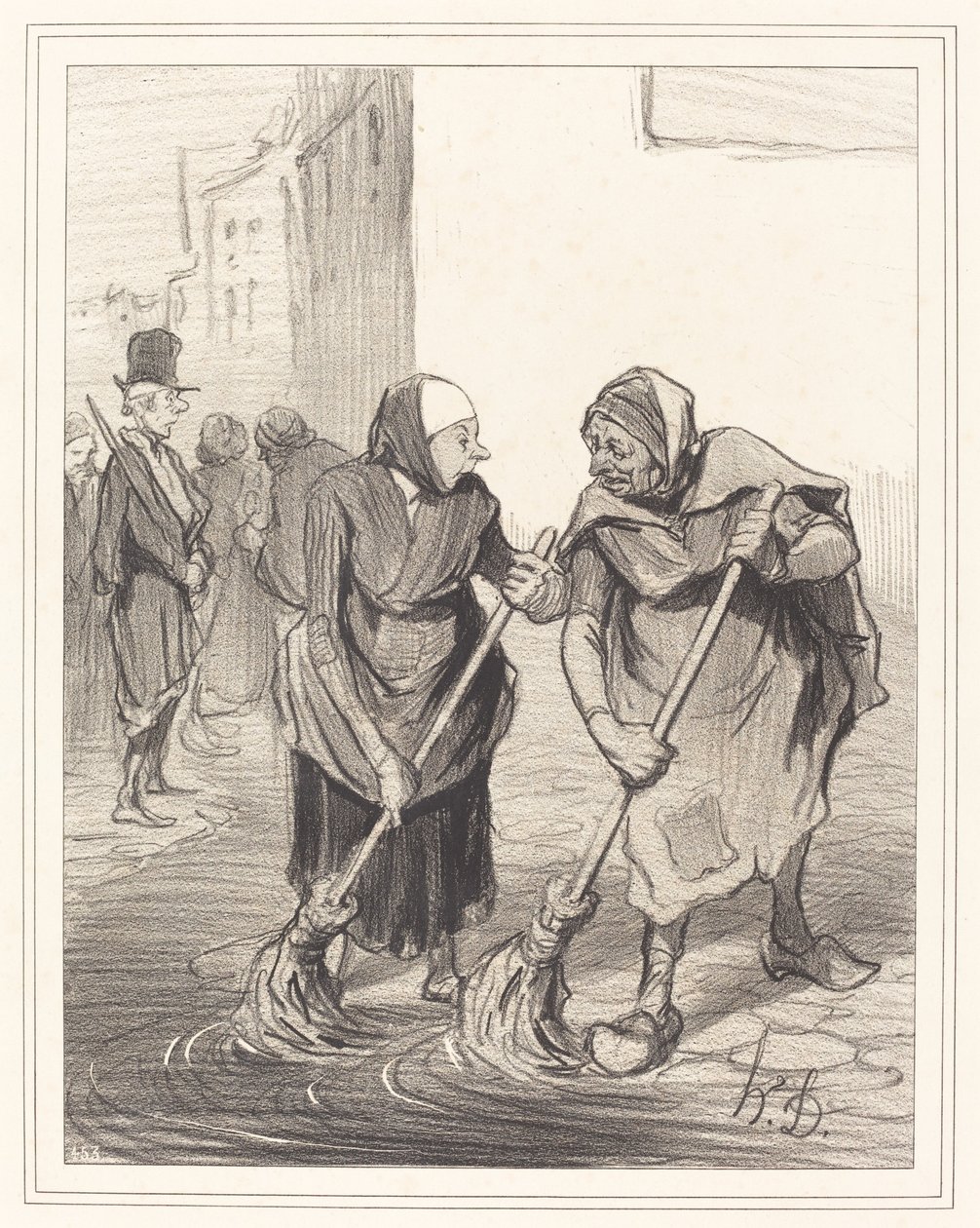 Dites donc, mame Giboulard... - Honoré Daumier