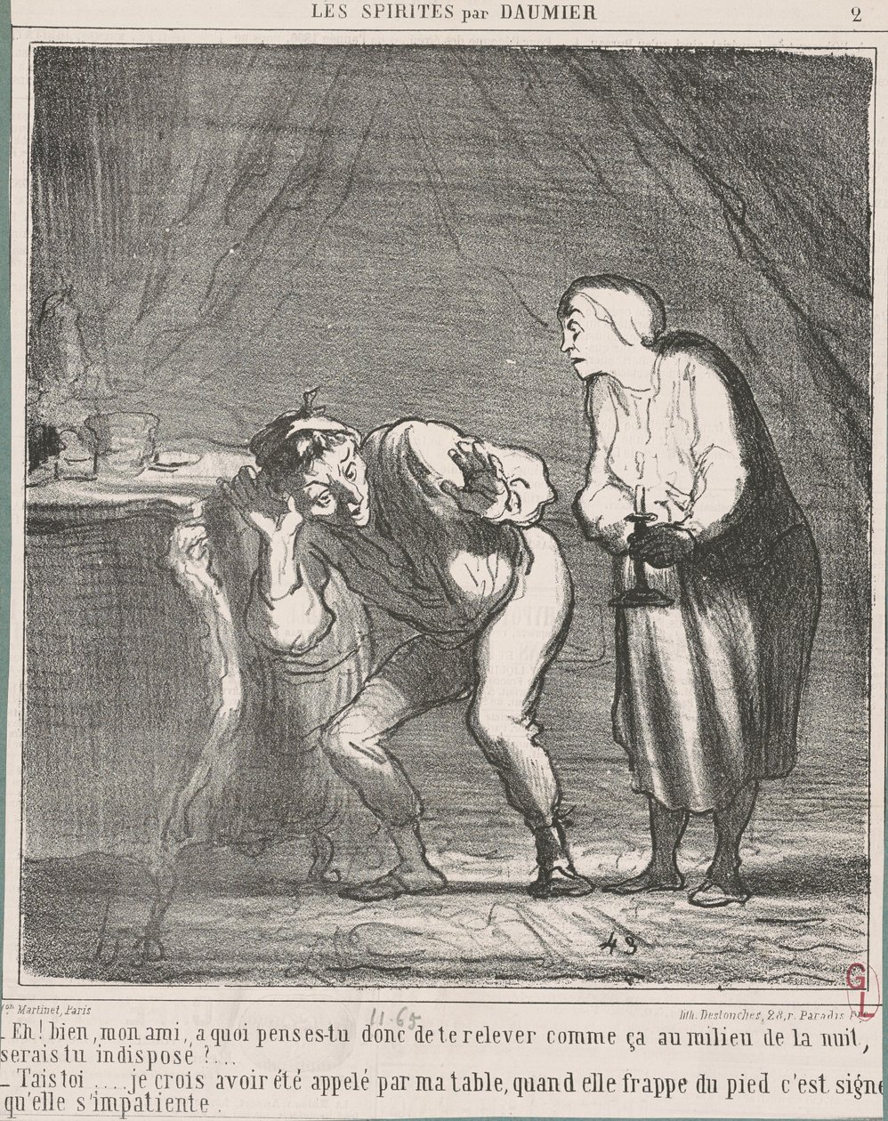 Eh bien, mon ami, à quoi penses-tu? - Honoré Daumier