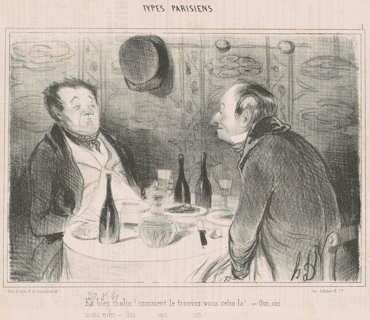 Eh bien Malin! comment le trouvez-vous celui-là! - Honoré Daumier